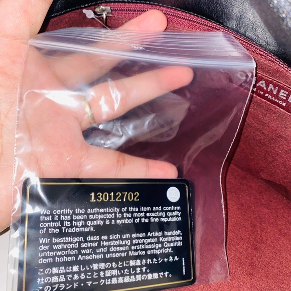 Authentic Vintage Chanel Lambskin 31 Flap bag Medium Black - Picture 13 of 16